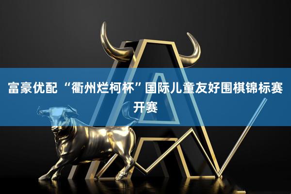 富豪优配 “衢州烂柯杯”国际儿童友好围棋锦标赛开赛